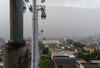 Tempestade. Estação Andalucía da Linha K do Metrocable