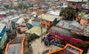Comuna 13 e suas escadas rolantes
